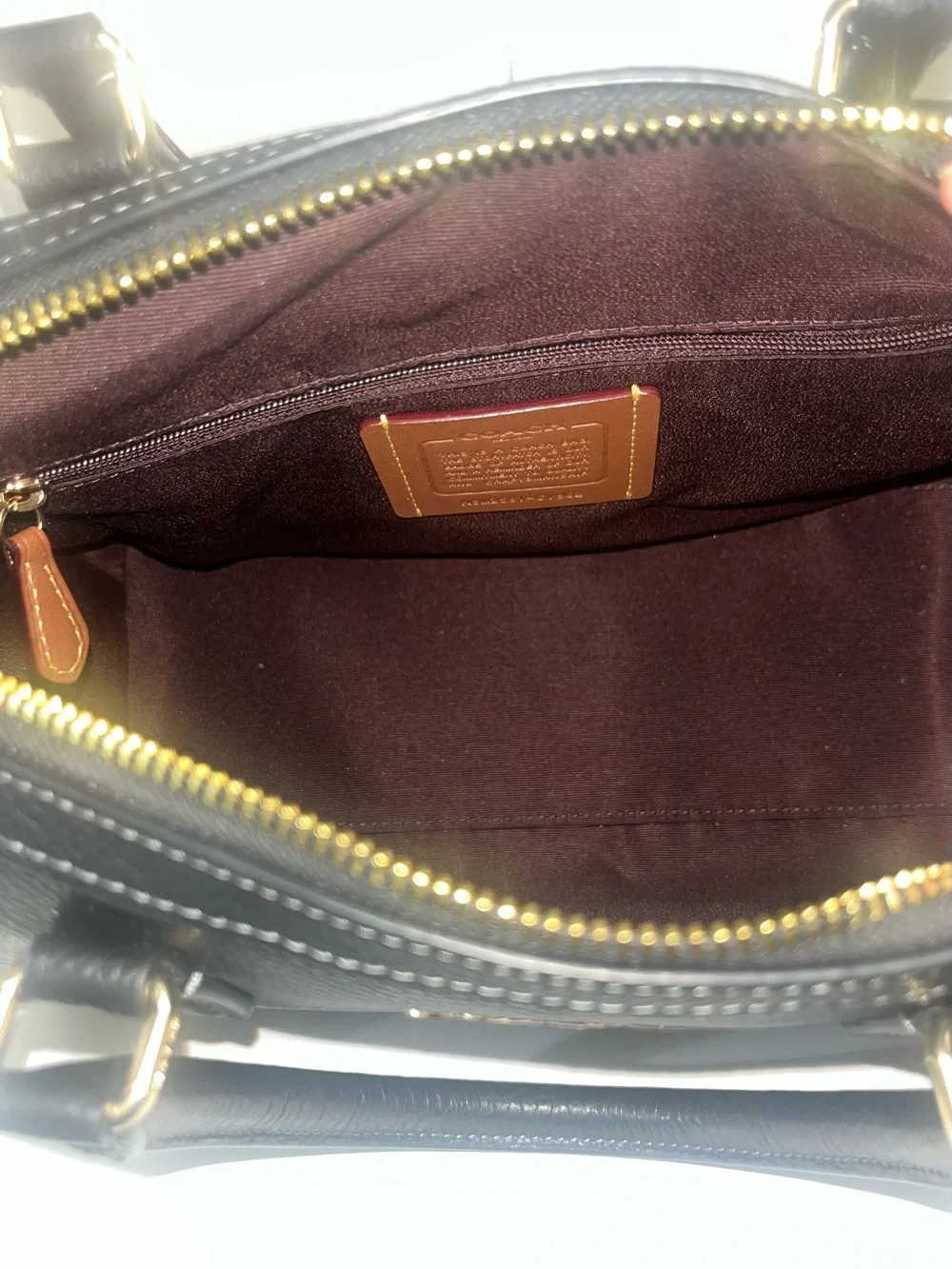 COACH Medium Rowan Satchel with Matching Wristlet (Bundle)